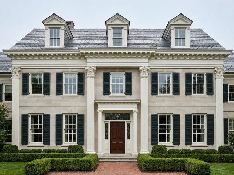 Дизайн фасада в стиле Классический — пример | AI Facade