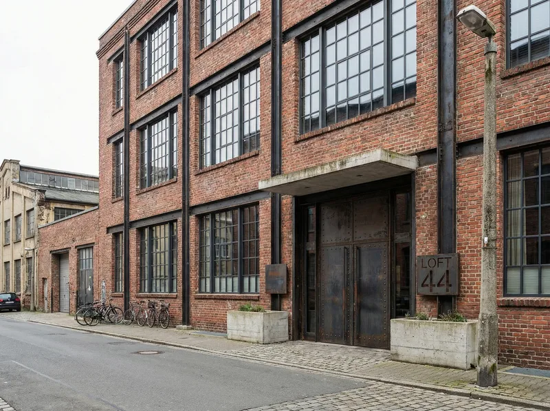 Дизайн фасада в стиле Лофт — пример | AI Facade