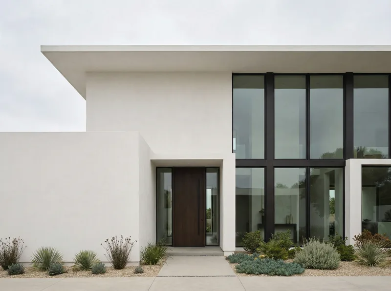 Дизайн фасада в стиле Минимализм — пример | AI Facade