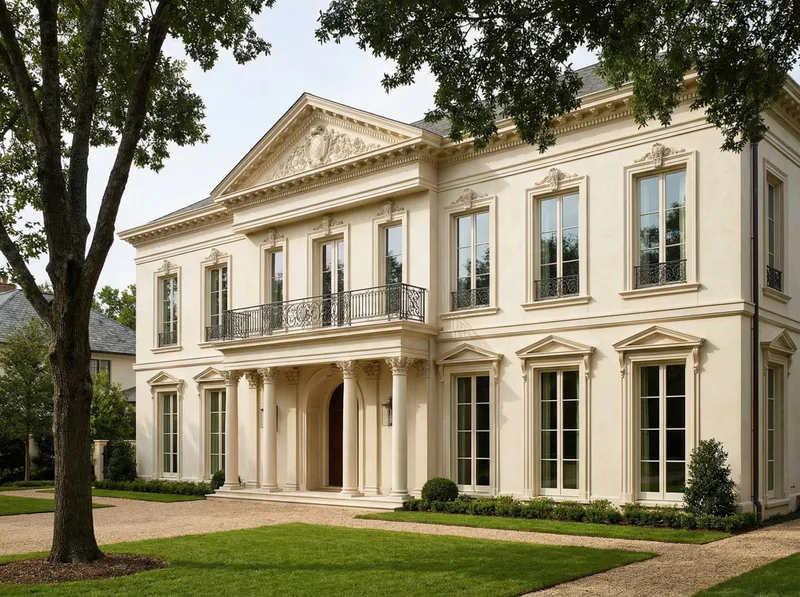 Дизайн фасада в стиле Неоклассика — пример | AI Facade