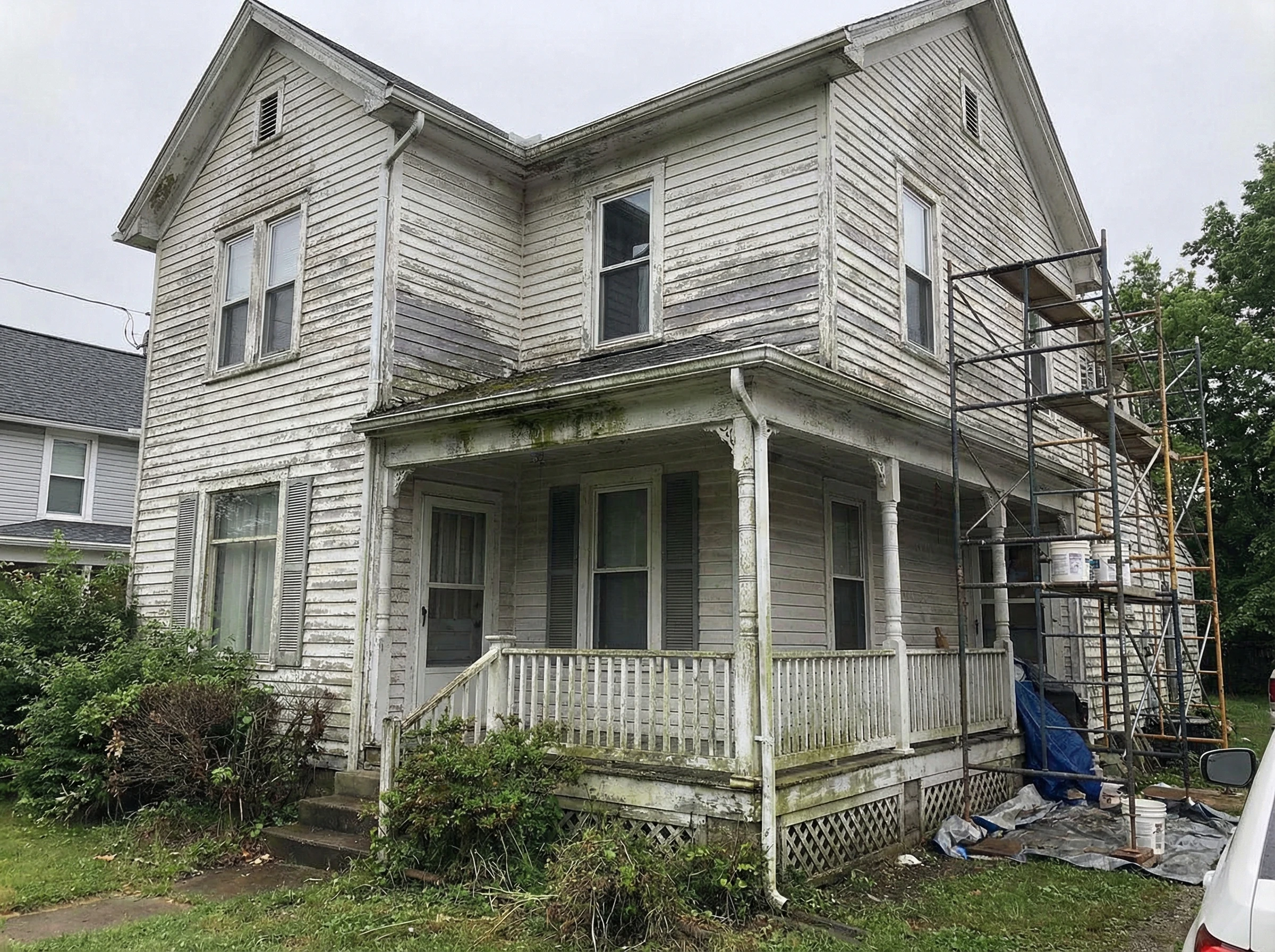 Фасад дома до покраски