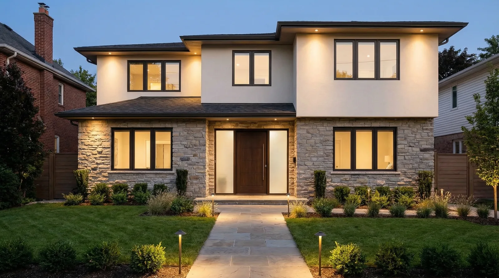 Обновление внешнего вида дома — до и после